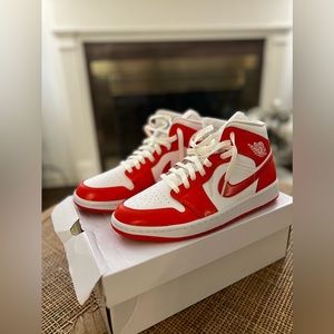 Air Jordan 1 Mid ‘Habanero Red’ BRAND NEW